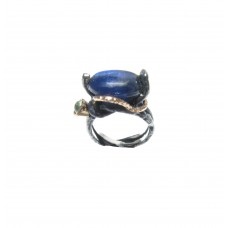Silver Kyanite Ring
