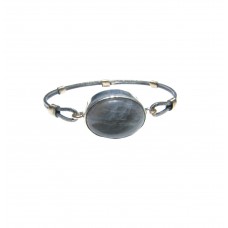 GREEN LABRADORITE DESIGNER BANGLE