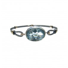 SKY BLUE TOPAZ DESIGNER BANGLE