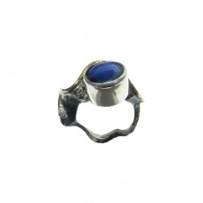Silver Star Sapphire Ring