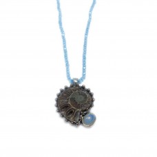 Silver Ammonite Pendant