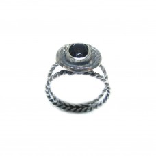 Silver Smokey Quartz Ring
