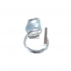 BAROQUE PEARL RING