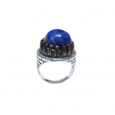 Silver Lapis Ring