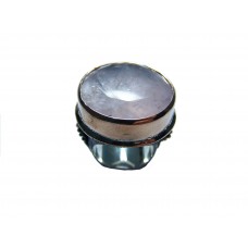 Silver Rose Quartz Ring