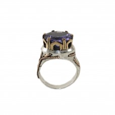 Silver Amethyst Ring 