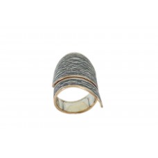 Silver Oxidized Ring