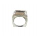 Silver Moon Stone Ring