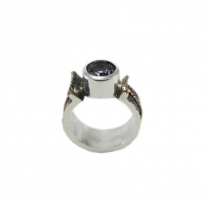 Silver Amethyst Ring 
