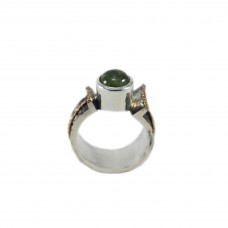 Silver Tourmaline  Ring