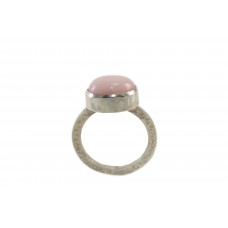 Silver Peru Opal Ring 