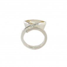 Silver Citrine Ring