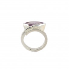 Silver Amethyst Ring 