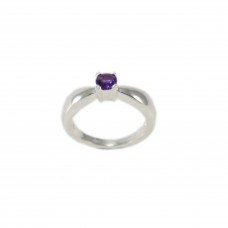 Silver Amethyst Ring 