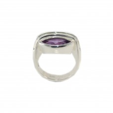 Silver Amethyst Ring 