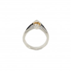 Silver Citrine Ring
