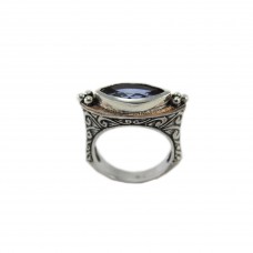 Silver Amethyst Ring 
