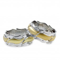 Silver Hand Made Wedding Band
