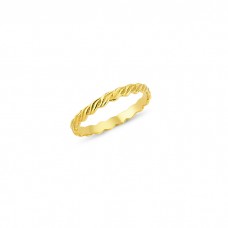  Gold Plated Knit Ring