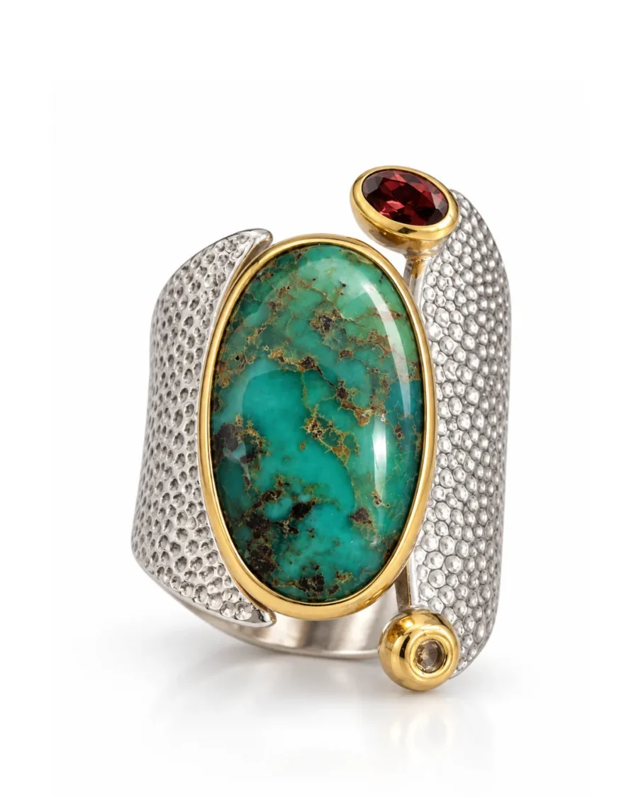 Deep Azure Lapis Lazuli Regal Signet Ring