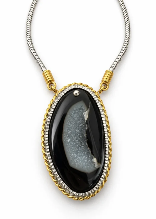 Ocean Jasper Organic Earth Texture Ring - Görsel 1