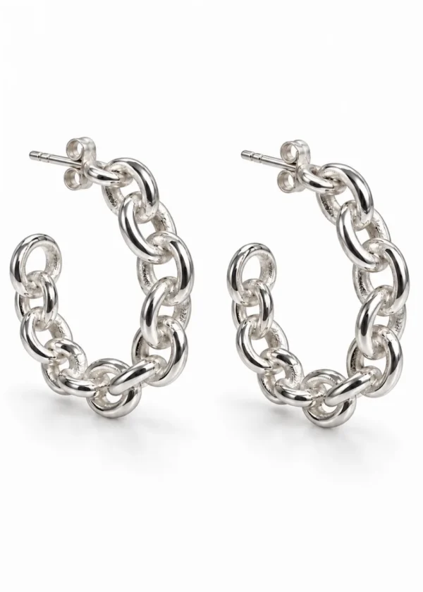 Minimalist Bold Teardrop Huggie Earrings - Image 1